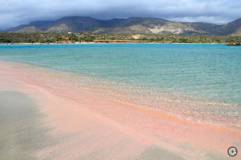 Van KAVROS/GEORGIOUPOLIS : Elafonisi Eiland Roze Zandstrand