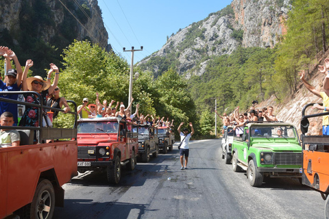 From Alanya: Jeep Safari with Lunch, Dim River & Cave
