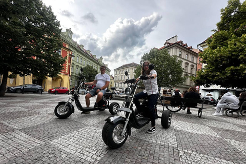 Prague: 2 hours FUN TRIKE tour in Prague with guide Prague: 2 hours FUN e-TRIKE tour with Guide