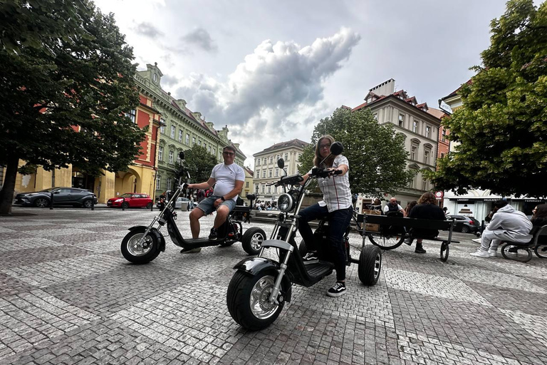 Prague: 2 hours FUN TRIKE tour in Prague with guide Prague: 2 hours FUN e-TRIKE tour with Guide