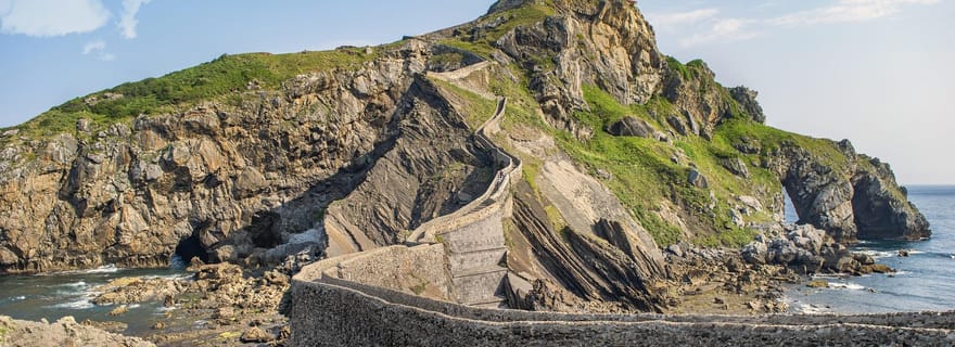 Bilbao : San Juan de Gaztelugatxe et promenade le long de la côte basque