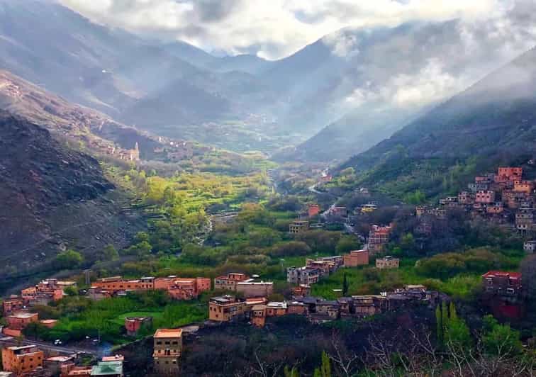 Depuis Marrakech : excursion d'une journée dans l'Atlas et déjeuner en option - trekking