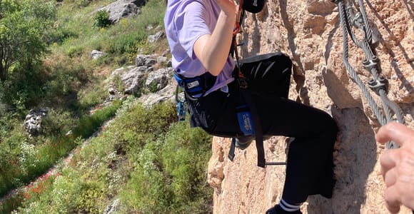 Moclín: Family-Friendly Via Ferrata & Zip Line near Granada