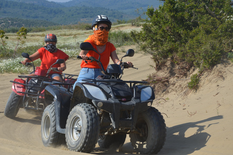 Kusadasi: Quad & Buggy Safari at Pamucak Beach Family Buggy For 3 Person