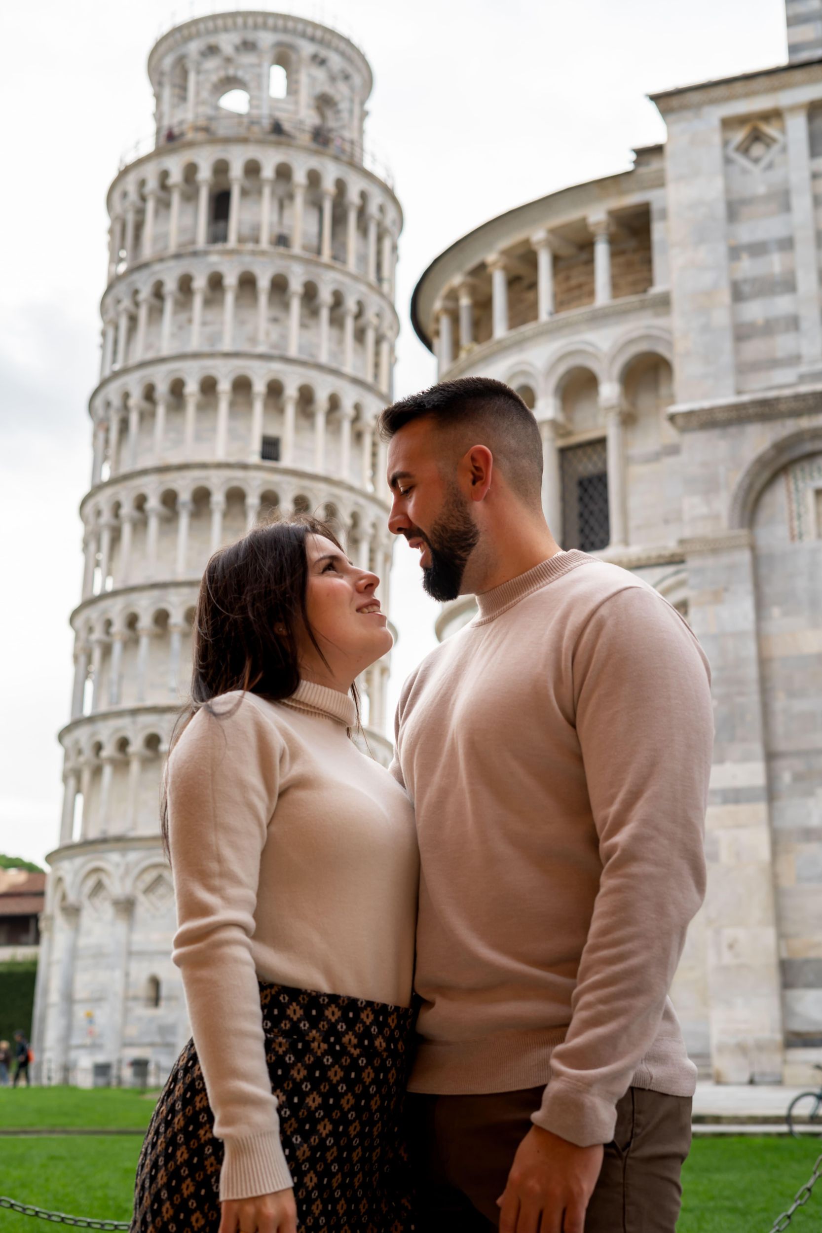 Pisa: Professionelles Fotoshooting zwischen dem Turm von Pisa und der Altstadt