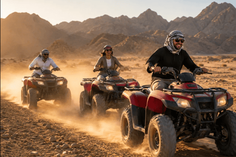 Sharm El-Sheikh: Sunrise ATV & Ras Mohammed Allah Gate Tour 2 Person ( 1 DBL QUAD ) + Allah Gates Entrance