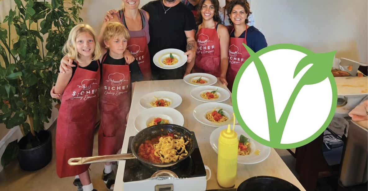 Lezione di pasta fresca vegetariana e gelato con pranzo o cena ...