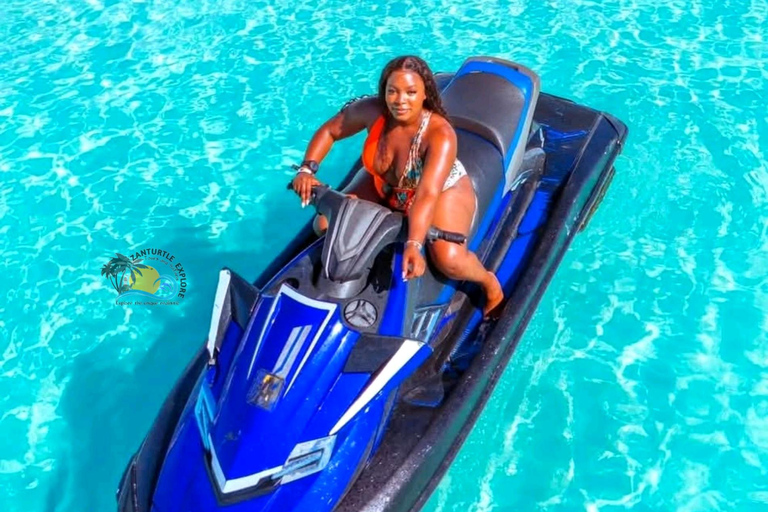 Zanzibar: Jet Car Ride and Jetski Ride with Drone footages Jet Car and Jetski Ride with Drone (Transfer Anywhere)