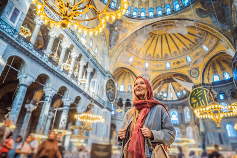 Istanbul: tour della Moschea Blu, di Santa Sofia e della Cisterna BasilicaTour senza Basilica