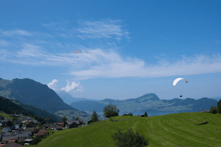 Lucerne: Tandem Paragliding with Photos & Video – Lake Lucerne or Engelberg