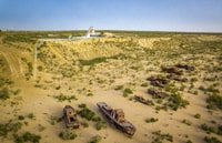Visite du cimetière de Muynak Ship de Khiva - Housity