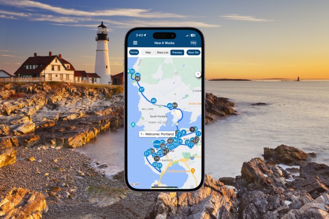 Visit Portland Self-Guided Sightseeing Driving Audio Tour in Saco