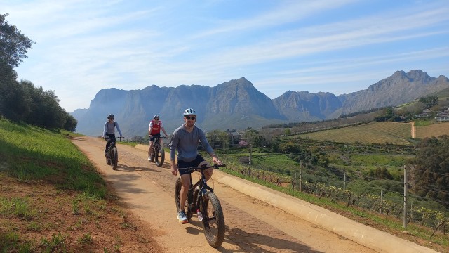 Visit Stellenbosch Stellenbosch Private E-Bike & Wine Tour in Cape Town
