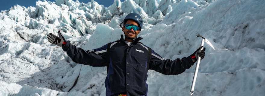 Skaftafell : Randonnée en petit groupe sur le glacier Vatnajökull (modérée)