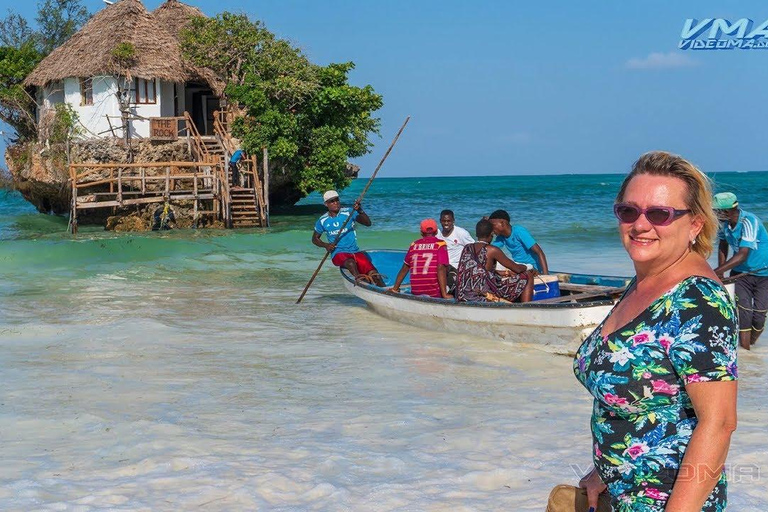 ZANZIBAR: Jozani-skogen, Kuza-grottan och klipprestaurang