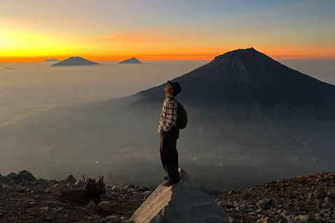From Yogyakarta: Mount Sindoro Hiking Tour with Guide Mount Sindoro Hiking Camping 2D1N Tour with Guide