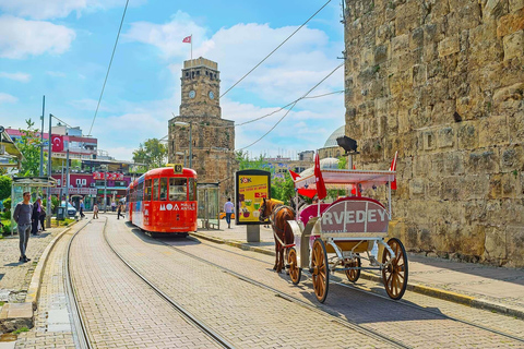 Belek: Antalya City Tour w/Boat Trip, Waterfall & Cable Car City Tour With Waterfalls&Lunch