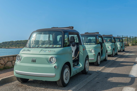 Antibes: Tour in a 100% electric Fiat Topolino 1-hour Discovery Tour in a Fiat Topolino