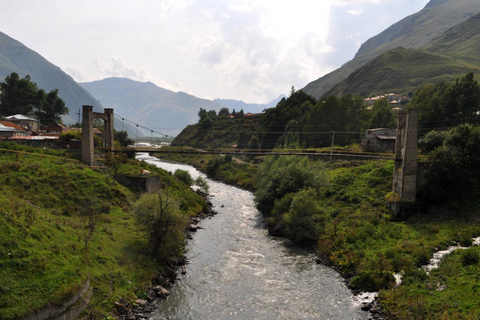 From Stepantsminda: Kazbegi Gergeti with Dariali Monastery