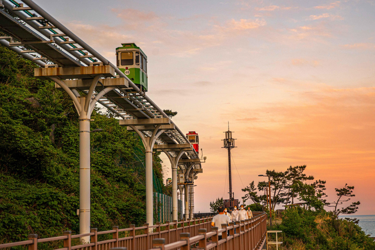 Busan: Sky Capsule, Local Street Food and Sunset/Night Views Nightview Shared Tour, Meet at KTX Busan Station