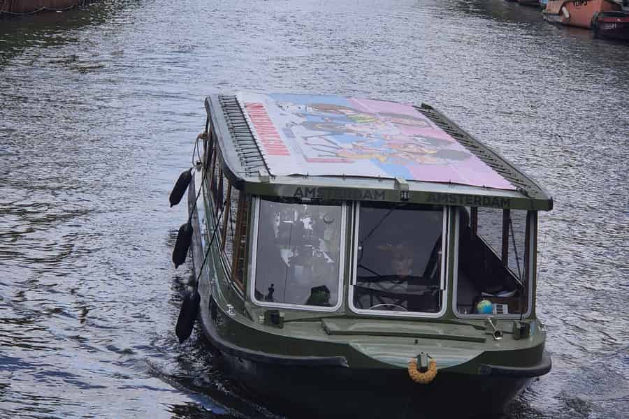 Amsterdam: Das originale Smokeboat seit 2013. Foto: GetYourGuide
