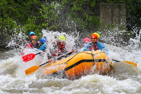 Simitli : Jardin de cordes, tyrolienne et rafting sur la Struma