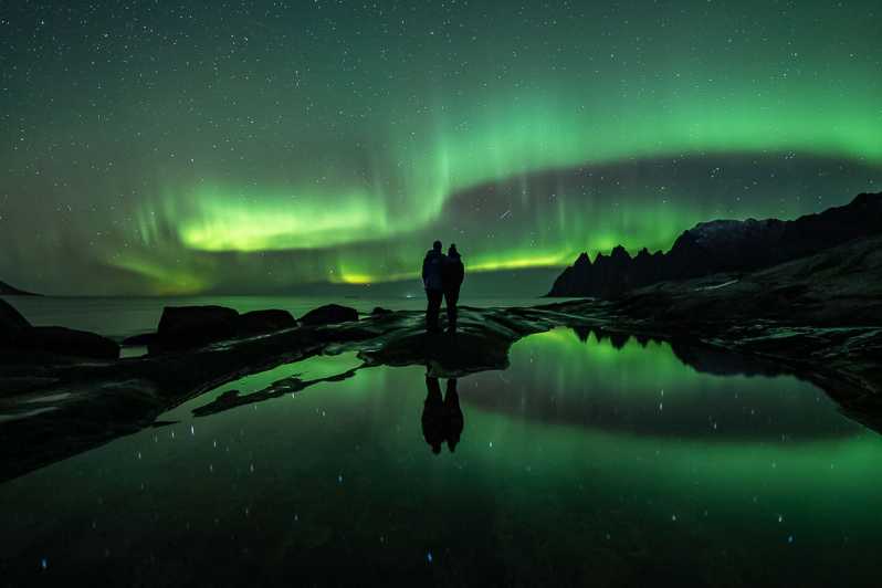 Tromsø: spedizione privata dell'aurora boreale, 4x4, escursionismo