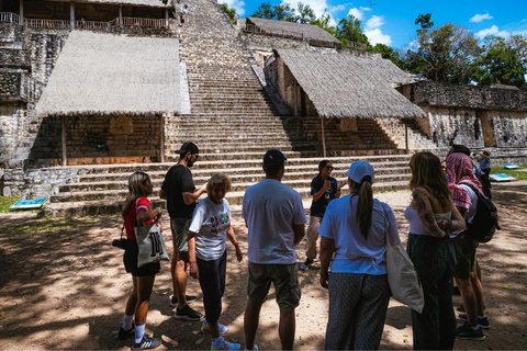 Au départ de Cancun : Ek Balam et visite des cénotes avec déjeuner et transfert
