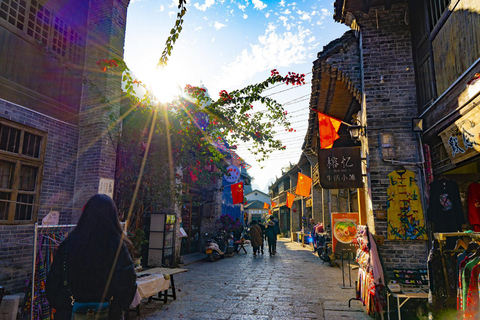 Guilin to Yangshuo : Li River Bamboo Rafting & culture