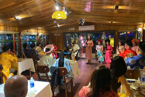 Hue: Perfume River Dinner Cruise with Folk Music Show Hue Folk Music Performance Only