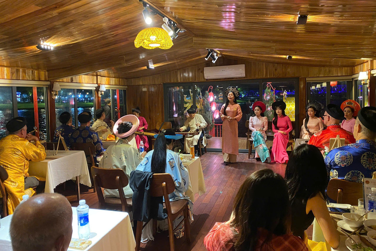Hue: Perfume River Dinner Cruise with Folk Music Show Hue Folk Music Performance Only