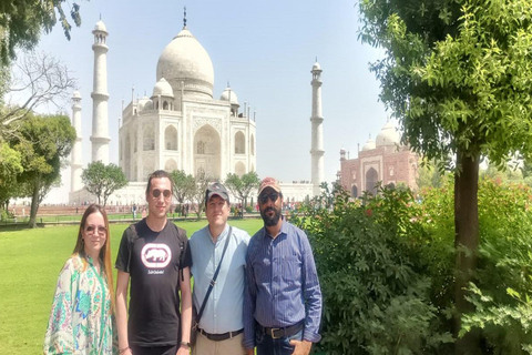 Desde Delhi: Excursión de un día al Taj Mahal en el tren expreso GatimaanDelhi: Excursión a Agra en tren expreso Gatiman