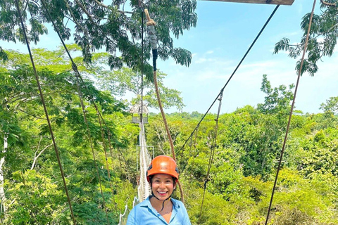 Tours del día Puentes Colgantes, Tirolesa en Iquitos Perú.