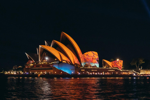 Sydney Vivid Harbour Cruise with Drink & Rooftop Views