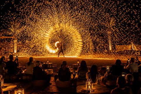From Marrakech: Agafay Desert Dinner and Fire Show