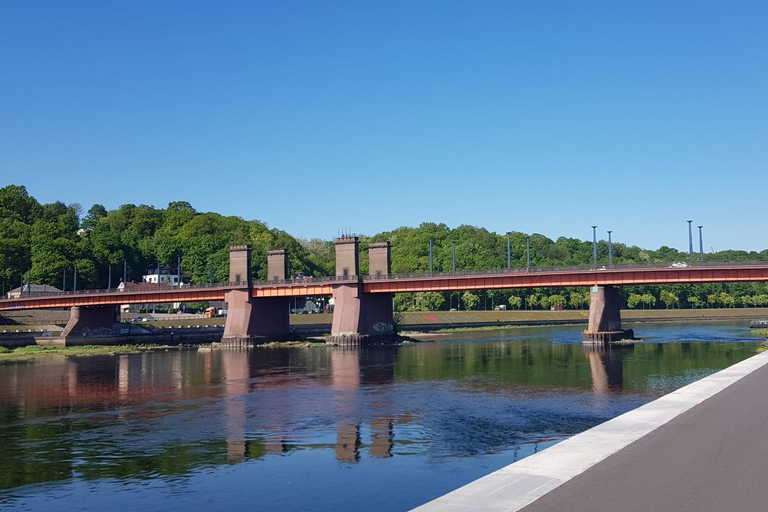 Kaunas: 1 dag guidad cykeltur med tågbiljetter