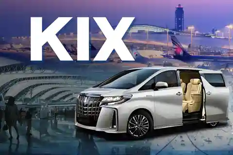 Transfert privé de l'aéroport international du Kansai KIX vers/depuis Osaka
