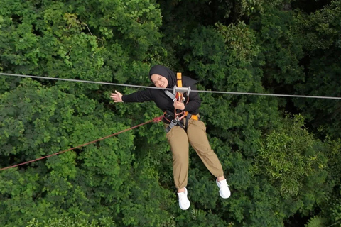 Jakarta/Bogor: Zipline Adventure, ATV, Waterfall & Transfer