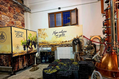 Golem/Distillery Tour/Raki Tasting/AlbanianMeze/with Pick-up