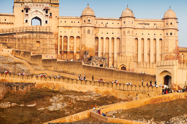 De Jaipur : Passeios turísticos em Jaipur com o Templo Galta GExcursão com almoço e taxas de entrada em monumentos