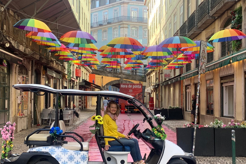 Lisbonne : Visite touristique guidée en Eco Tuk TukLisbonne : Visite touristique guidée en tuk tuk