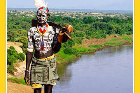 Semera: 8-tägige Tour durch die Danakil-Senke und zu den Stämmen des Omo-Tals