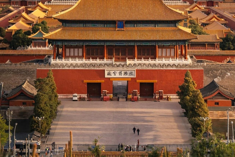Beijing Jingshan Park Sunset Palace View & Ming History Walk