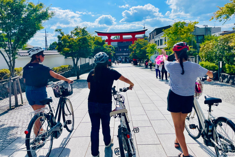 Kyoto: E-Bike Tour mit Fushimi Inari Schrein &amp; Tofukuji ...