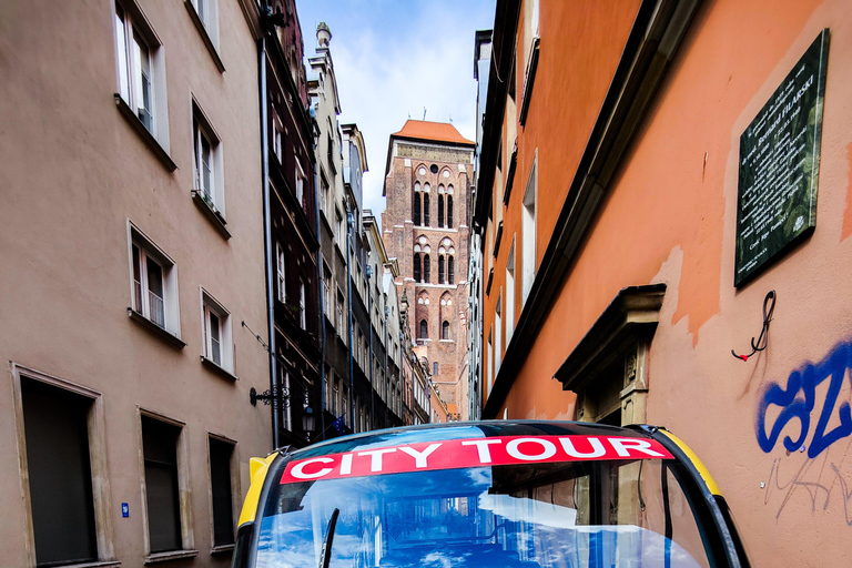 Danzig: VIP Stadtführung Golf Cart 2h+Gradowa Hill View PointDanzig: VIP City Sightseeing Tour Golf Cart 2h+Gradowa Hügel