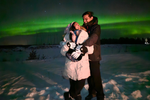 روفانييمي: مطاردة الشفق القطبي الشمالي مع خدمة التوصيل من الفندق