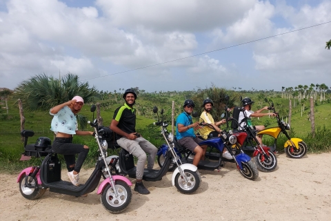 Bavaro Punta Cana: Stadstour met Harley modellen E-ScootersBavaro Punta Cana: Stadstour met Harley Model E-Scooters