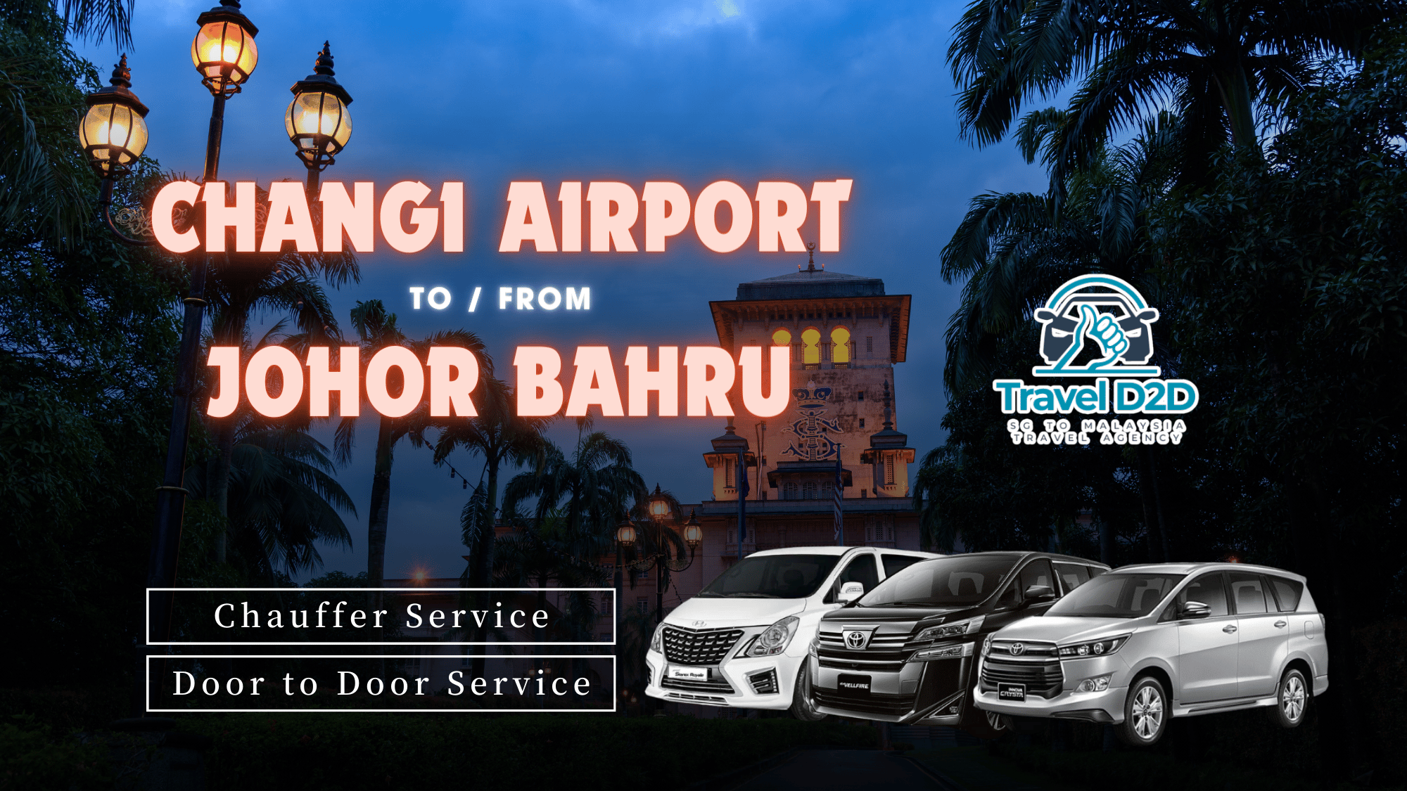 Von Singapur (SIN) nach Johor Bahru, Malaysia