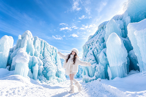 Sapporo: Lake Shikotsu Ice Festival, Noboribetsu & Lake Toya Private Sightseeing Tours