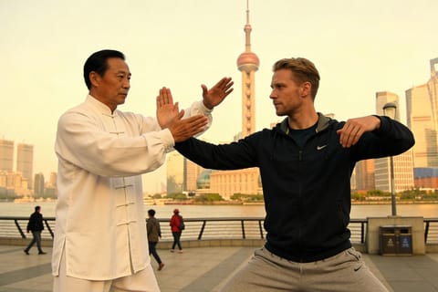 【ChinaGem】Shanghai: Tai Chi Class at Dawn or Dusk